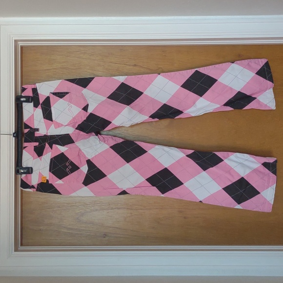 RARE!! Hello Kitty Argyle Golf Pants - Picture 5 of 9